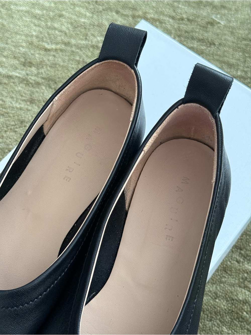 Maguire Velada Black Leather Ballet Flats - Picture 5 of 6
